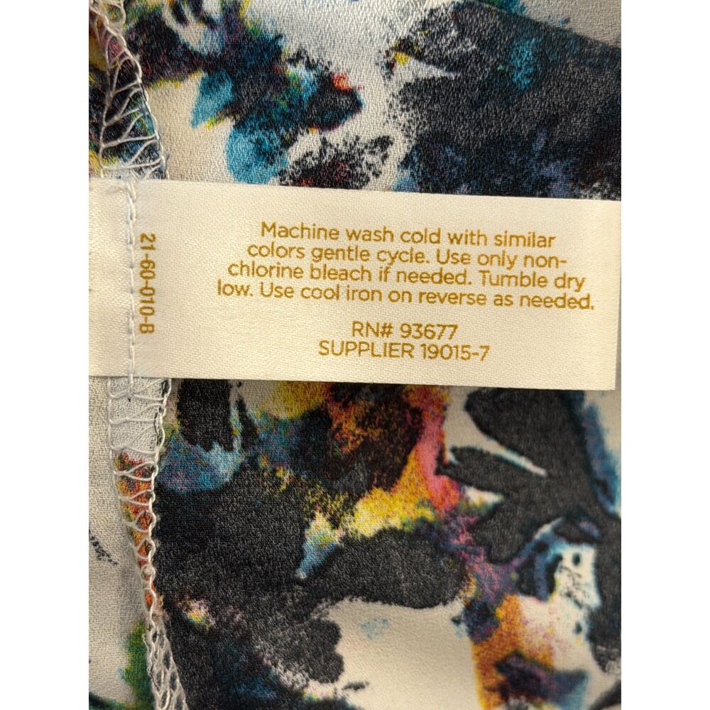Colorful Abstract Floral Tunic - Picture 9 of 11